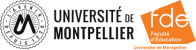 Faculté d'Éducation UNIVERSITÉ DE MONTPELLIER Faculté d'Éducation UNIVERSITÉ DE MONTPELLIER